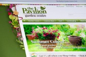 The Pavilion Garden Centre and Homestore website design by Darren Forde